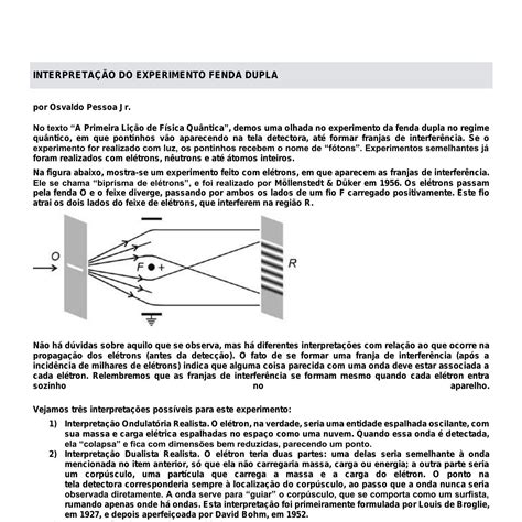 dupla fenda experimento pdf.